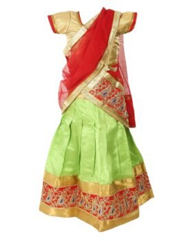 Bhagalpur Designer Half-Saree